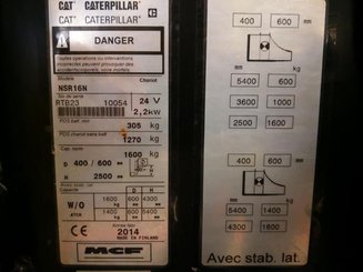 Stand-on pallet stacker Caterpillar NSR16N