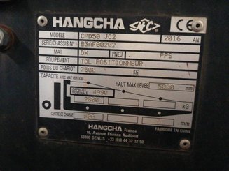 Four wheel front forklift Hangcha J4W50