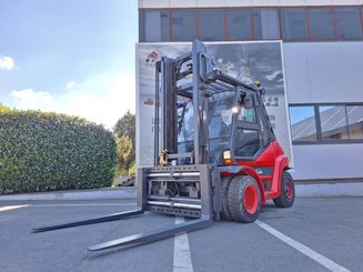 Four wheel front forklift Linde H70 D - 1