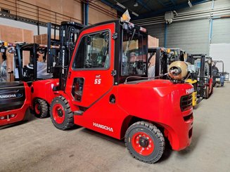Four wheel front forklift Hangcha XF55G