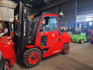 Four wheel front forklift Hangcha XF55G