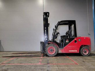 Four wheel front forklift Hangcha XF55D