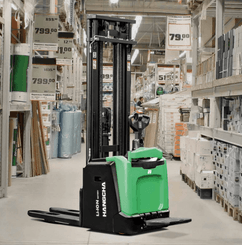 Stacker truck with folding platform Hangcha CDD16-XT1S-SiL - 1
