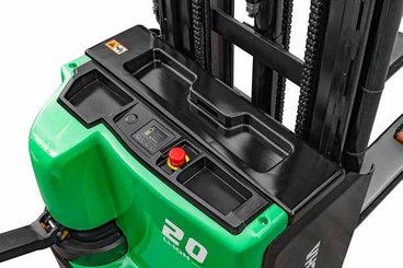 Stacker truck with folding platform Hangcha CDD20-XT1S-Si - 1