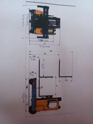 Multidirectional sideloader Hubtex DQ40G - 16