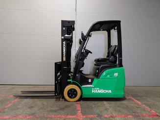 Three wheel front forklift Hangcha XC3-15i (CPDS15-XCY2G-SI) - 1