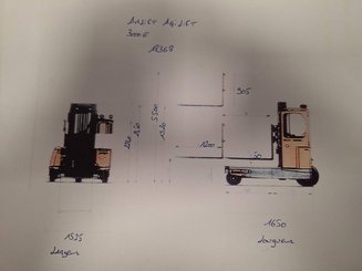 Four-way forklift AMLIFT AGILIFT 3000E