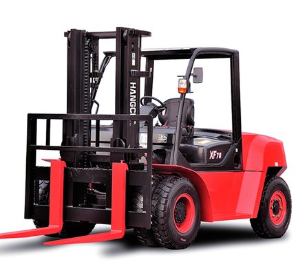 Four wheel counterbalanced forklift - XF70D