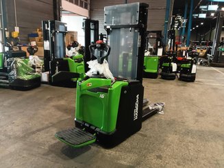 Stacker truck with folding platform Hangcha CDD16-XT1S-SiL - 1