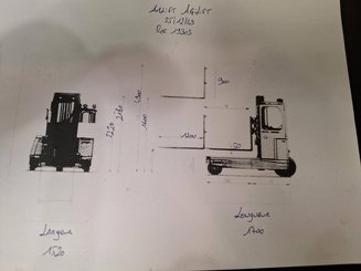 Four-way forklift AMLIFT AGILIFT 25-12-49