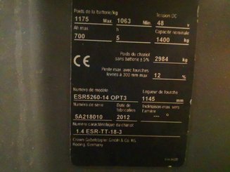 Reach truck Crown ESR5260-1.4