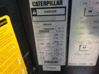 Stand-on pallet stacker Caterpillar NSR20N