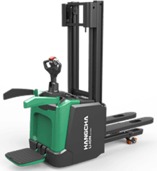 Stacker truck with folding platform Hangcha CDD16-XT1S-SiL - 1