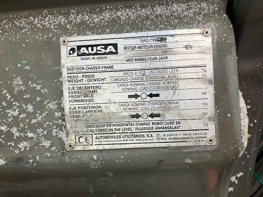 All-terrain forklift Ausa C150H - 1