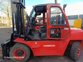 Four wheel front forklift Hangcha XF70D