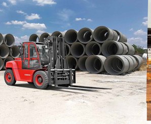 Four wheel front forklift Hangcha XF100D