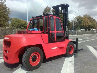 Four wheel front forklift Hangcha XF120D