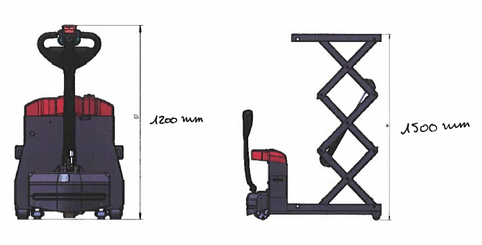 Lift table Hangcha 1510XB - 7