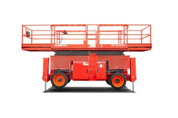 Scissor lift platform Hangcha HS1823RPI Nacelle tout terrain ciseaux