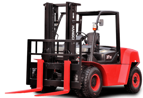 Four wheel counterbalanced forklift - XF70G