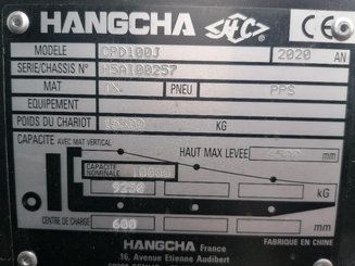 Four wheel front forklift Hangcha J4W100 - 26