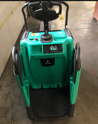 Stand-on pallet truck Mitsubishi PBF20N3R Fourches 2400mm