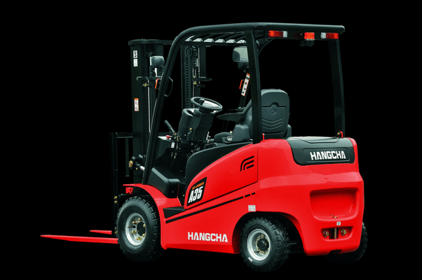 Four wheel counterbalanced forklift - A4W35