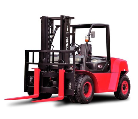 Four wheel counterbalanced forklift - XF70D