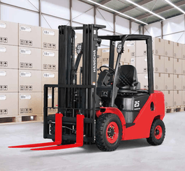 Four wheel front forklift Hangcha XF25D - 1