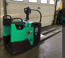 Stand-on pallet truck Mitsubishi PBF20N3R Fourches 2400mm