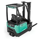 Three wheel front forklift Mitsubishi FB16N2T