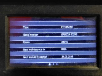 Three wheel front forklift Mitsubishi FB18NT
