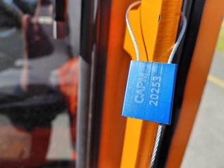 Sideloader forklift truck Hubtex DQ30-G - 4