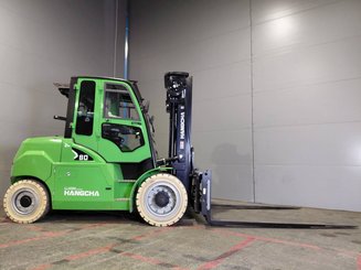 Four wheel front forklift Hangcha XC80i-600 (CPD80-XCY2-SI) - 5