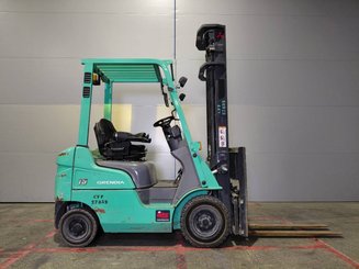 Four wheel front forklift Mitsubishi FD15