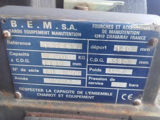Handling accessories Barou Fourches à gaz SEM3 - 8