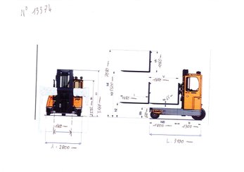 Multidirectional sideloader Combilift C6000 - 14