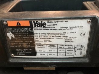 Electric forklift truck Yale ERP16VF LWB - 2