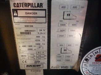 Stand-on pallet stacker Caterpillar NSR16N