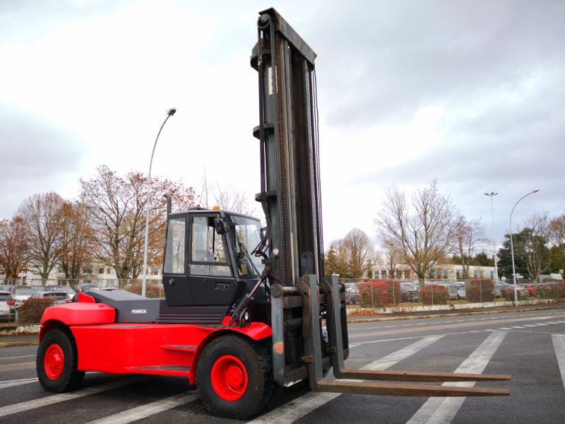 Four wheel counterbalanced forklift Linde H160D-1200 - 1