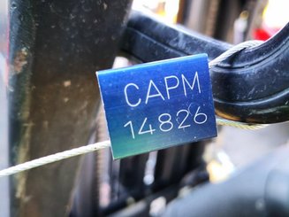 Four wheel front forklift Caterpillar GP25K