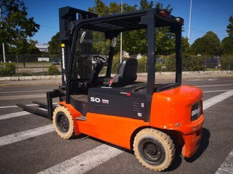 Four Wheel Counterbalanced Forklift Doosan B50x 5 For Sale At Capm Europe