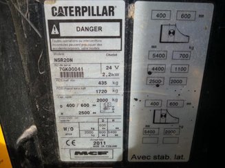 Stand-on pallet stacker Caterpillar NSR20N