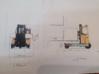 Multidirectional sideloader Combilift ESA30