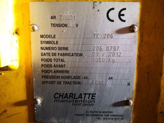 Industrial tractor Charlatte TE206 - 8