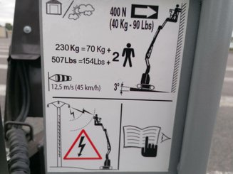 Articulated boom lift platform Hangcha GTHZ170C