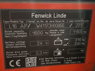 Pedestrian pallet stacker Fenwick L16AP - 6