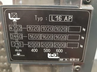 Pedestrian pallet stacker Fenwick L16AP - 8