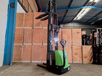 Pedestrian pallet stacker Hangcha CDD12-AC1-I avec pesage métrologique intégré