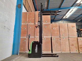 Pedestrian pallet stacker Hangcha CDD12-AC1-I avec pesage métrologique intégré